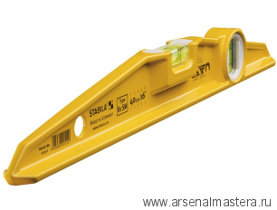 Уровень строительный литой магнитный STABILA тип 81SM 40см 1 вертикальный, 1 горизонтальный арт.02512