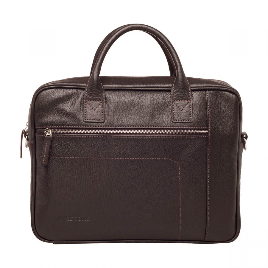Деловая сумка Lakestone Baxter Brown из кожи 92570/BR