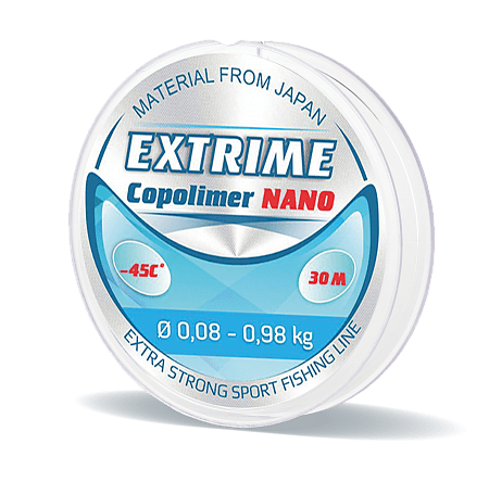 Леска 0,12 мм 30 м Expert Profi EXTRIME Copolimer Nano