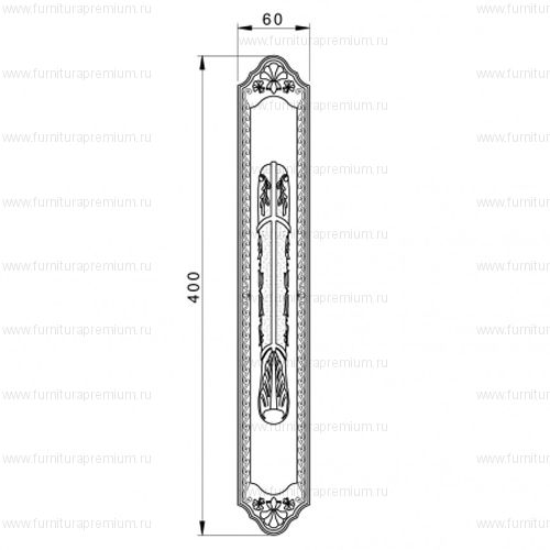 Ручка-скоба Mestre 0M2903. Длина 400 мм