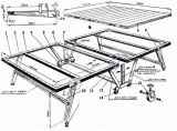Комплектующие для теннисных столов