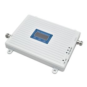 Трехдиапазонный усилитель 2G GSM / 3G / 4G (Репитер) сигнала Repeater (900MHz / 2100MHz / 2600MHz) КОМПЛЕКТ С КАБЕЛЕМ И АНТЕННАМИ