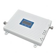 Трехдиапазонный усилитель 2G GSM / 3G / 4G (Репитер) сигнала Repeater (900MHz / 2100MHz / 2600MHz) КОМПЛЕКТ С КАБЕЛЕМ И АНТЕННАМИ