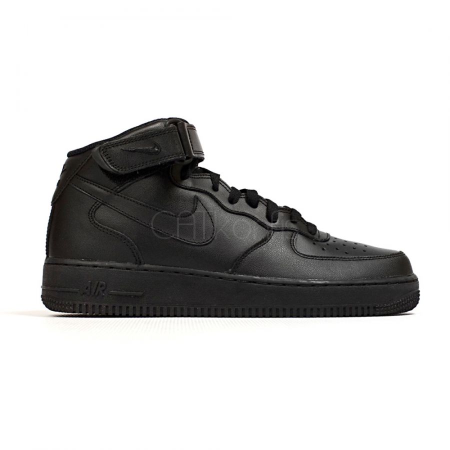 Nike Air Force 1 Mid Black (GS)