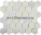 Esagono Misto Cappuccino. Мозаика серия BRILLANT,  размер, мм: 285*245*8 (IMAGINE.LAB)