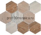 KHG95-Wood. Мозаика серия СОТЫ, размер, мм: 295,5*256*6 (IMAGINE.LAB)