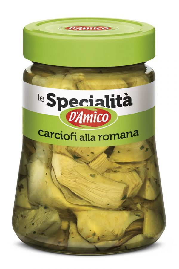 Артишоки  по-римски 280 г, Сarciofi alla romana D'Amico 280 gr.