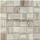 Wooden Light Мозаика из керамогранита, чип 48*48, размер, мм: 300*300*6