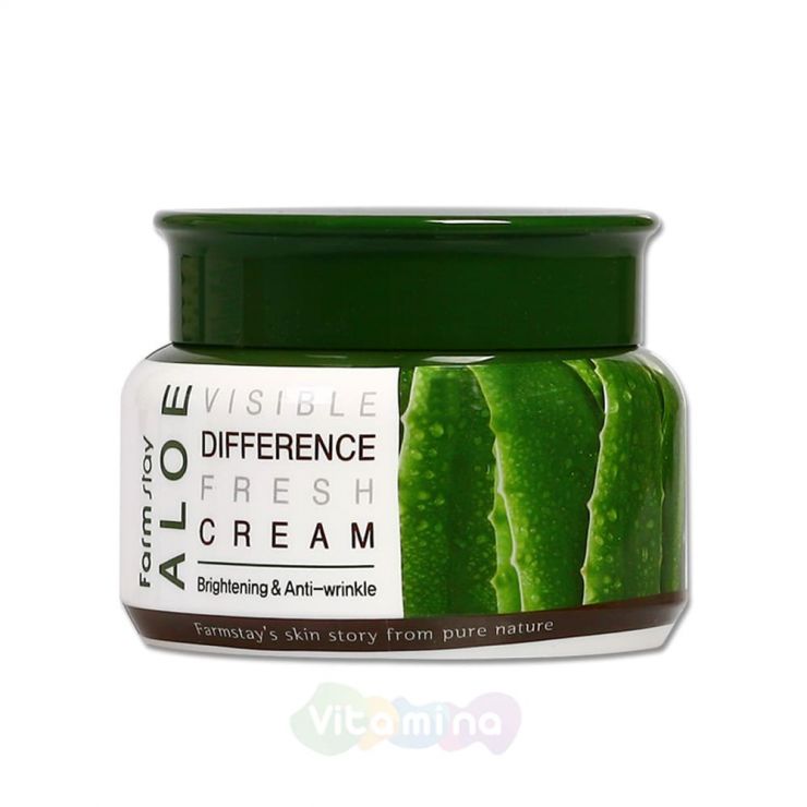 FarmStay Освежающий крем с экстрактом алоэ Aloe Visible Difference Fresh Cream, 100 мл