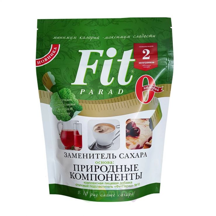 Fit Parad Заменитель сахара №10  дой-пак, 200 гр.