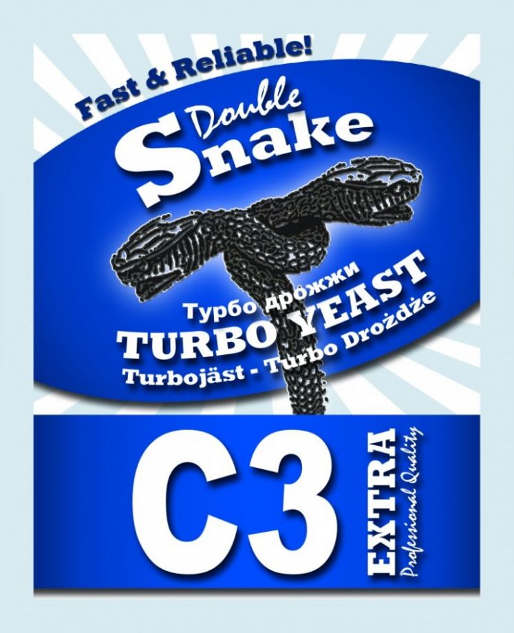 Дрожжи Double Snake C3 Turbo 90 гр