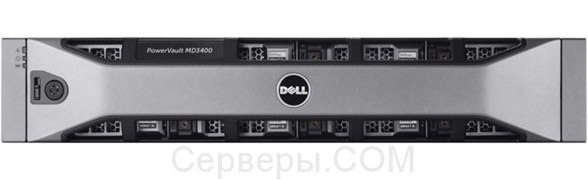 Система хранения Dell PowerVault MD3400 12х3.5", 210-ACCG-15