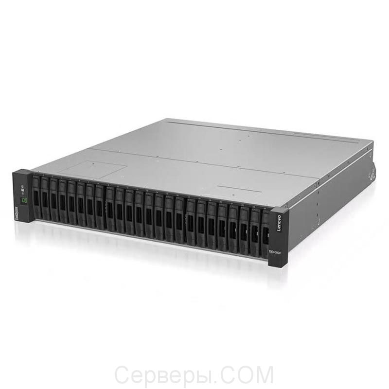 Система хранения Lenovo ThinkSystem DE2000H 2U24 24х2.5" Fibre Channel 16Gb (SFP+) + miniSAS HD 12Gb