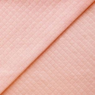 Лоскут трикотажной Стежка -  персик