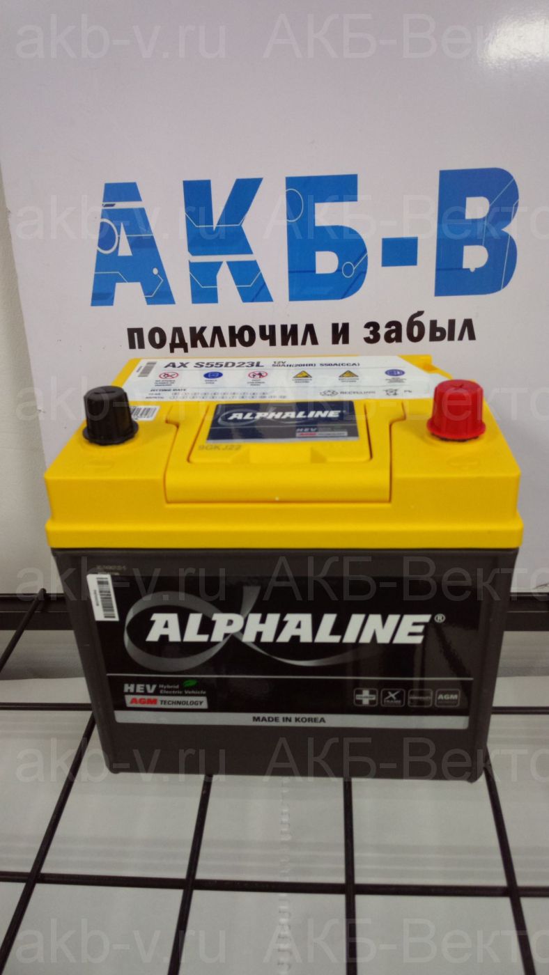 АКБ Alphaline AGM 65Ач 650А(CCA) 35-650 (D23L) Под заказ