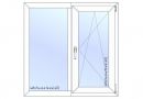 Окно REHAU 1200х1200 поворотно-откидная створка