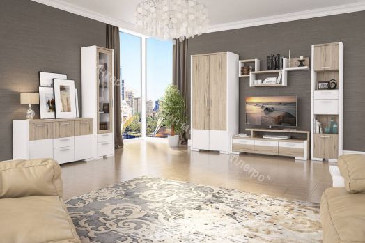 Полка "Венето" СТЛ.266.06 (Дуб санремо/Белый)