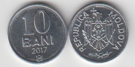 Молдавия 10 бани 2017 UNC