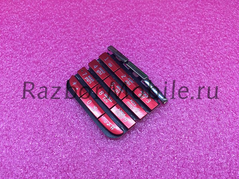 Клавиатура Nokia 300 красный