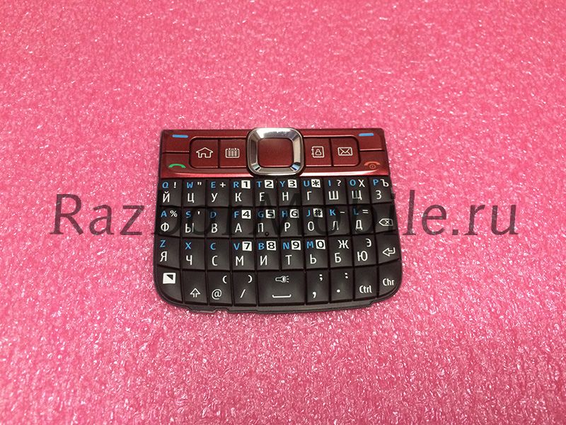 Клавиатура Nokia E63 красный