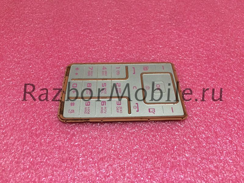 Клавиатура Samsung S3600 Серебро