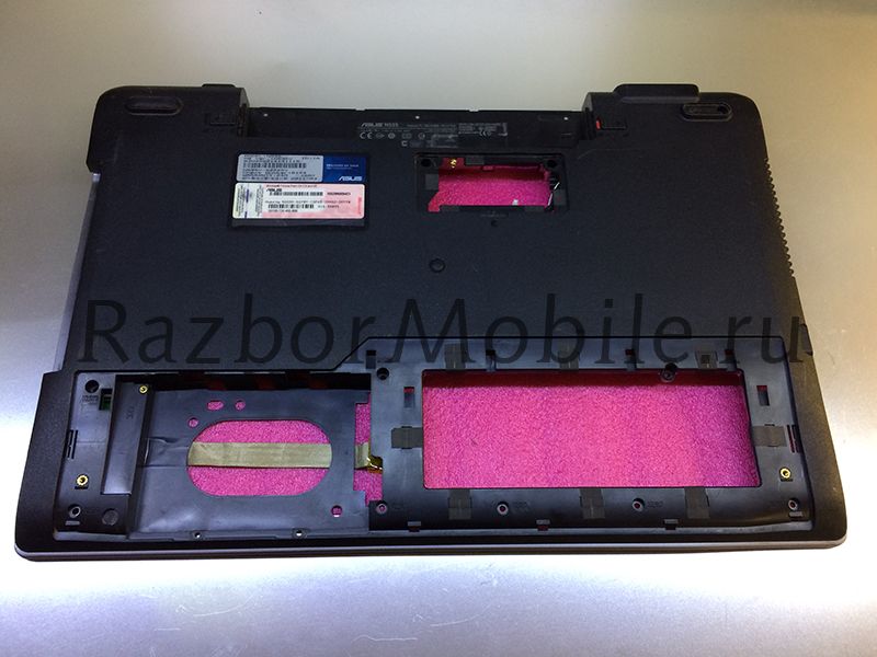 Корпус Asus n53s нижняя часть