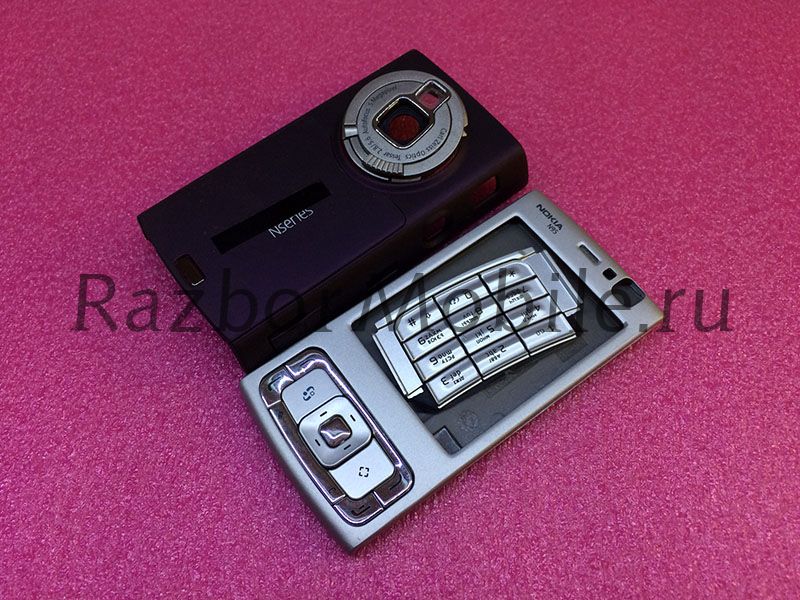 Корпус Nokia N95 серебро