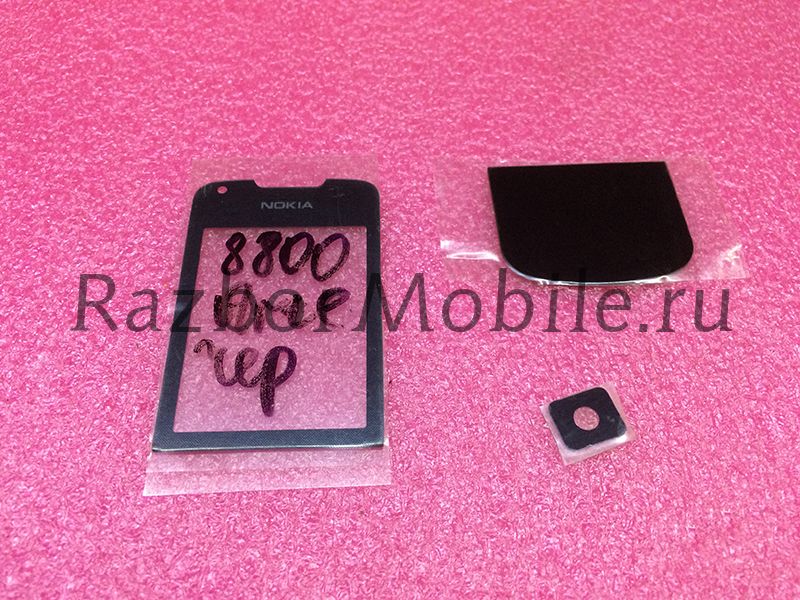 Стекло Nokia 8800 Arte черный