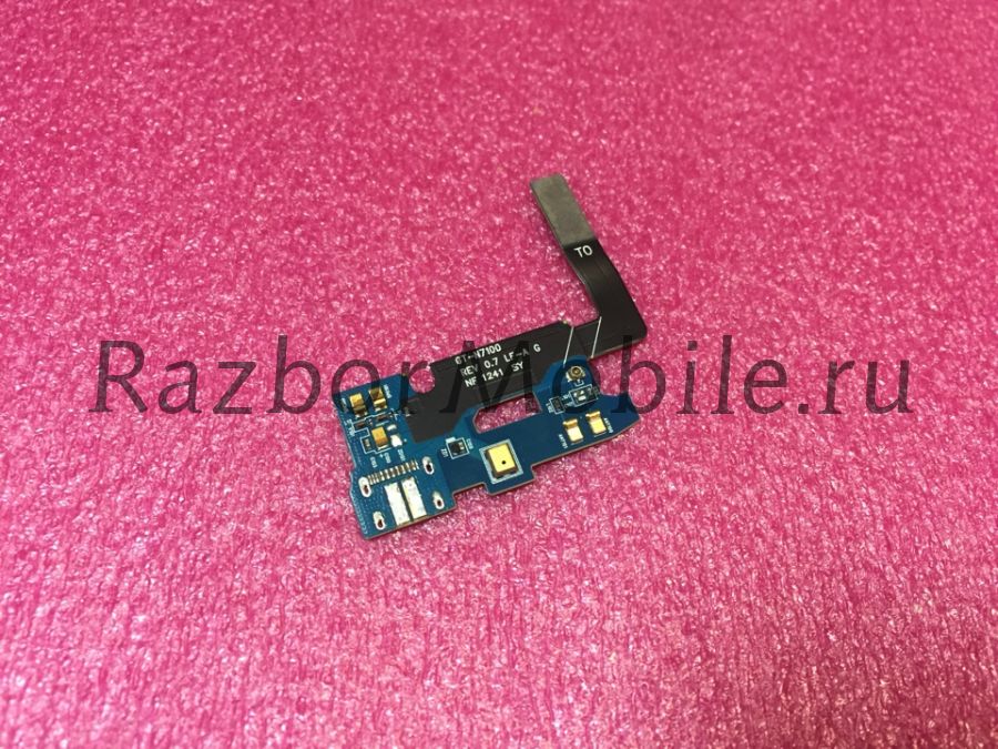 Шлейф Samsung N7100 на системный разъем с микрофоном