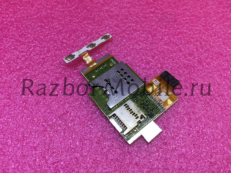 Шлейф Sony ST26i (Xperia J) Sim+mms