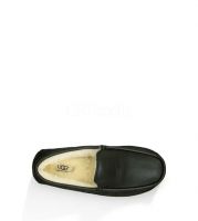 UGG ASCOT SLIPPER LEATHER "Black"