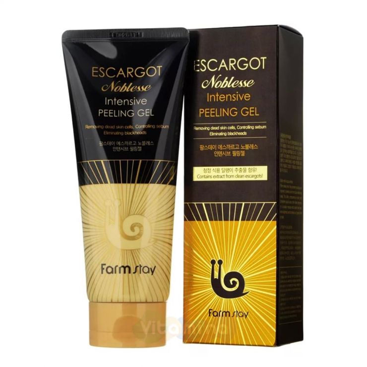 FarmStay Пилинг-гель с муцином королевской улитки Escargot Noblesse Intensive Peeling Gel, 180 мл