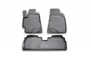 Коврики в салон TOYOTA Highlander (I, ХU20), 2001-2007, 3 шт. (полиуретан)