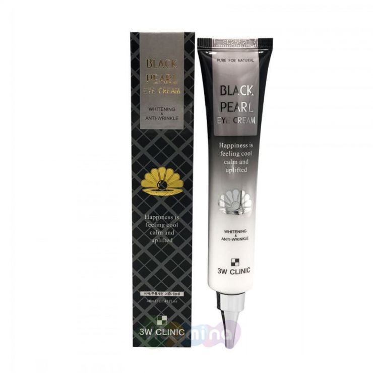 3W CLINIC Крем для кожи вокруг глаз Black Pearl Eye Cream, 40 мл