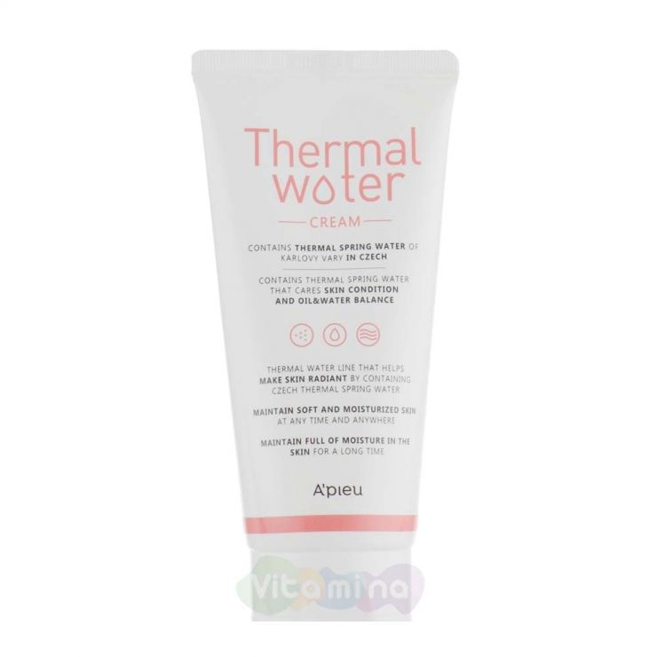 A'Pieu Увлажняющий крем с термальной водой Thermal Water Cream, 80 мл