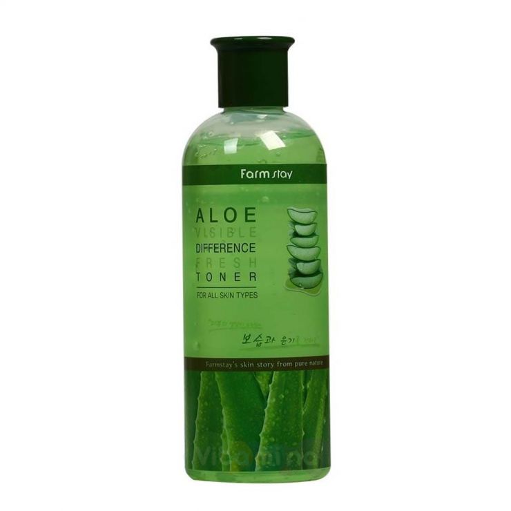 FarmStay Освежающий тонер с экстрактом алоэ вера Aloe Visible Difference Fresh Toner, 350 мл