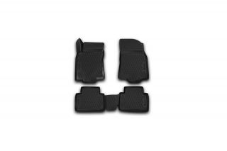 Коврики 3D в салон NISSAN X-Trail, 03/2015->, 4 шт. (полиуретан)