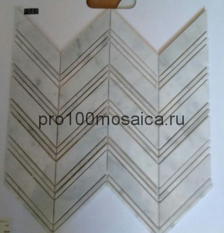 KA63 Мозаика серия Камень размер чипа 105*23 и 105*5, мм: 300*275*6 (Happy Mosaic)