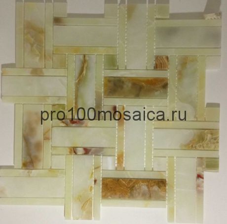 KA34 Мозаика серия Джейд, размер чипа 100*30, мм: 315*315*8 (Happy Mosaic)