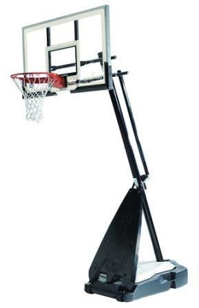 Баскетбольная стойка мобильная, стекло Spalding 54" Glass Hybrid Portable