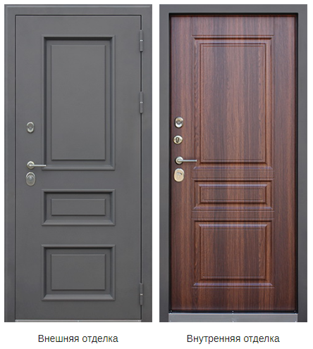 Стальная дверь «Аляска» с терморазрывом