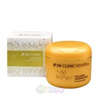 3W CLINIC Укрепляющая маска ночного действия с коллагеном Collagen Sleeping Pack, 100 мл