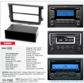 Carav 11-782 (1-DIN VW 2003+ / SKODA 2006+ / SEAT 2004+ с карманом)