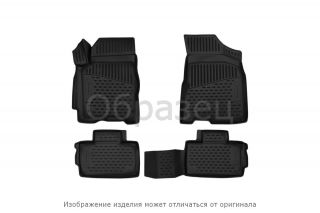 Коврики 3D в салон SUBARU Forester 3 (SH) AK, MK, 4WD, 2007-2012, правый руль, 4 шт. (полиуретан)