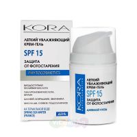 KORA Легкий увлажняющий крем-гель для лица SPF15, 50  мл
