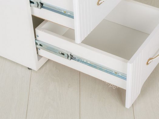 Тумба прикроватная "Виктория" мод.4 Белый глянец