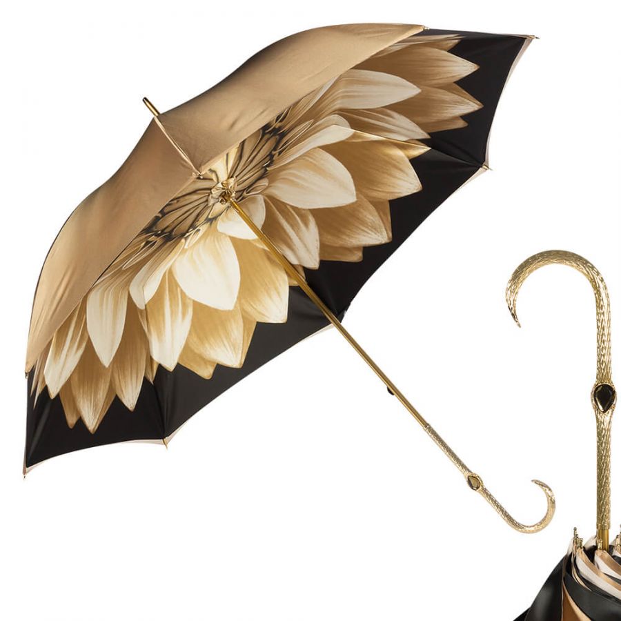Зонт-трость Pasotti Becolore Georgin Beige Oro