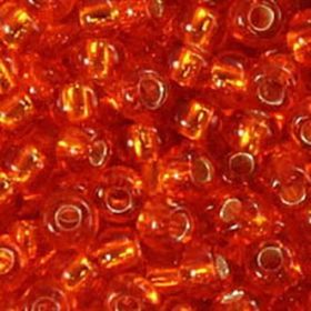Бисер чешский 97050 прозрачный красный серебряная линия внутри Preciosa 1 сорт купить оптом