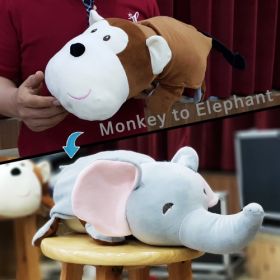 Игрушка-монте "Обезьянка - Слоник"  45 см