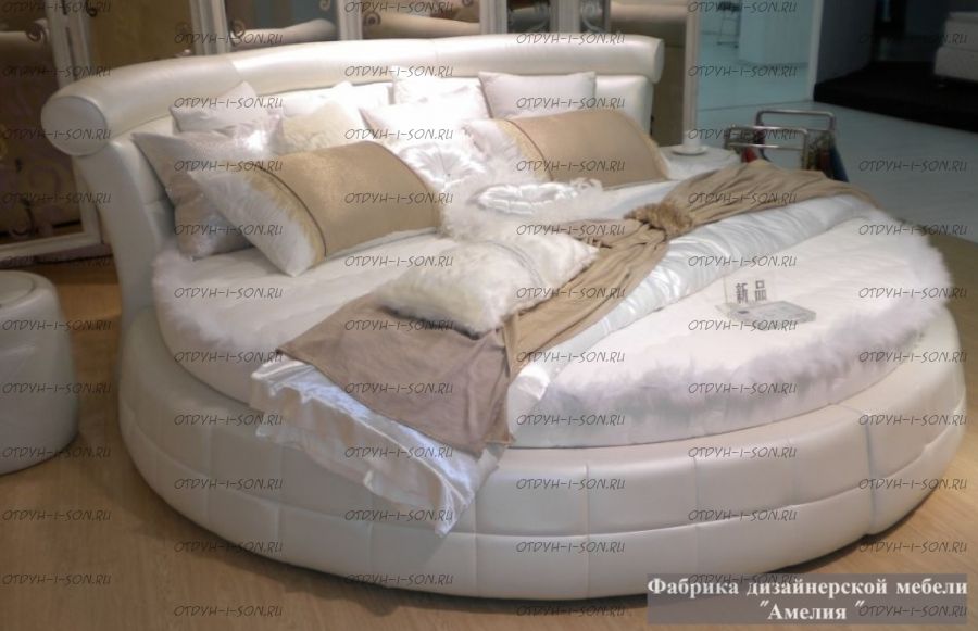 Кровать круглая Амстердам 1015 (б/о)